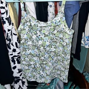 aerie floral tank